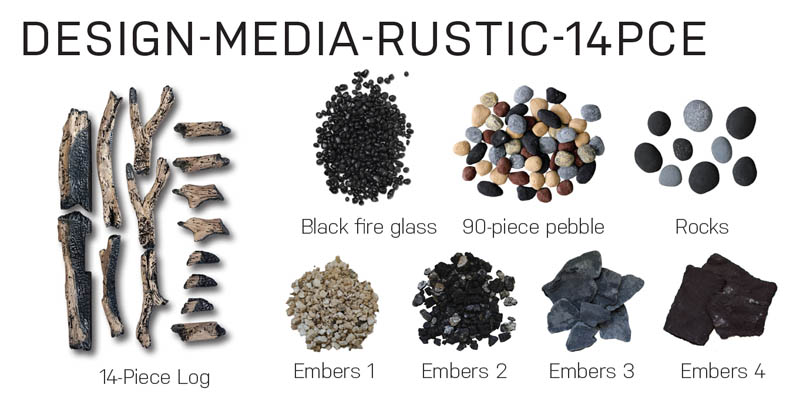 Rustic Log Set Media