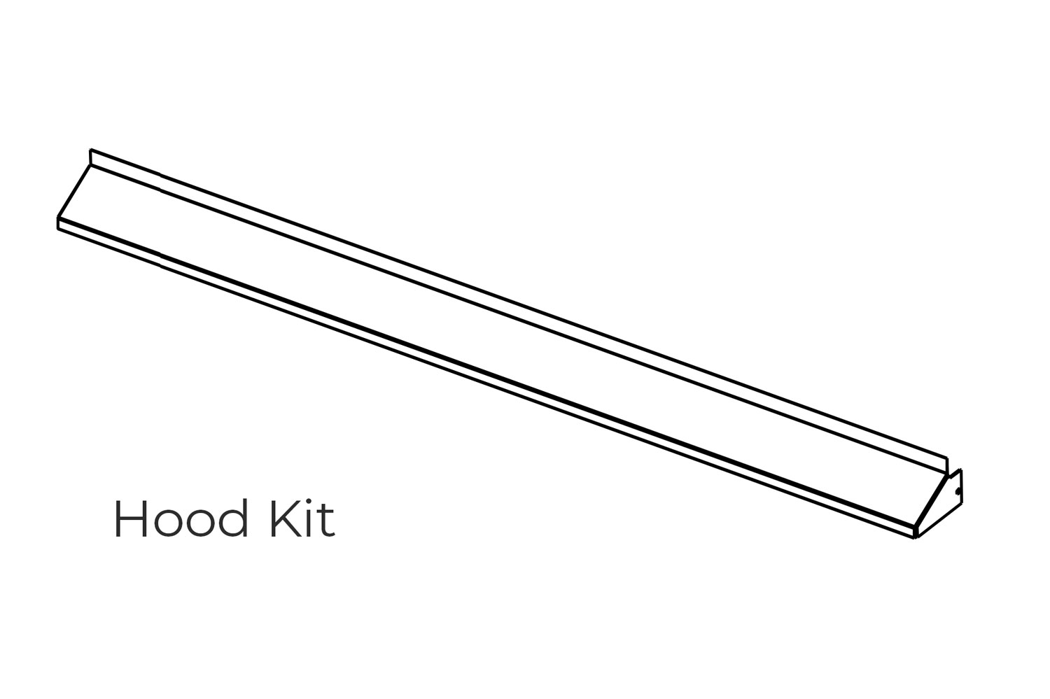 Outdoor Hood Kit Option