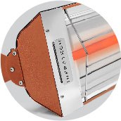Copper Color Option for Infratec Heaters