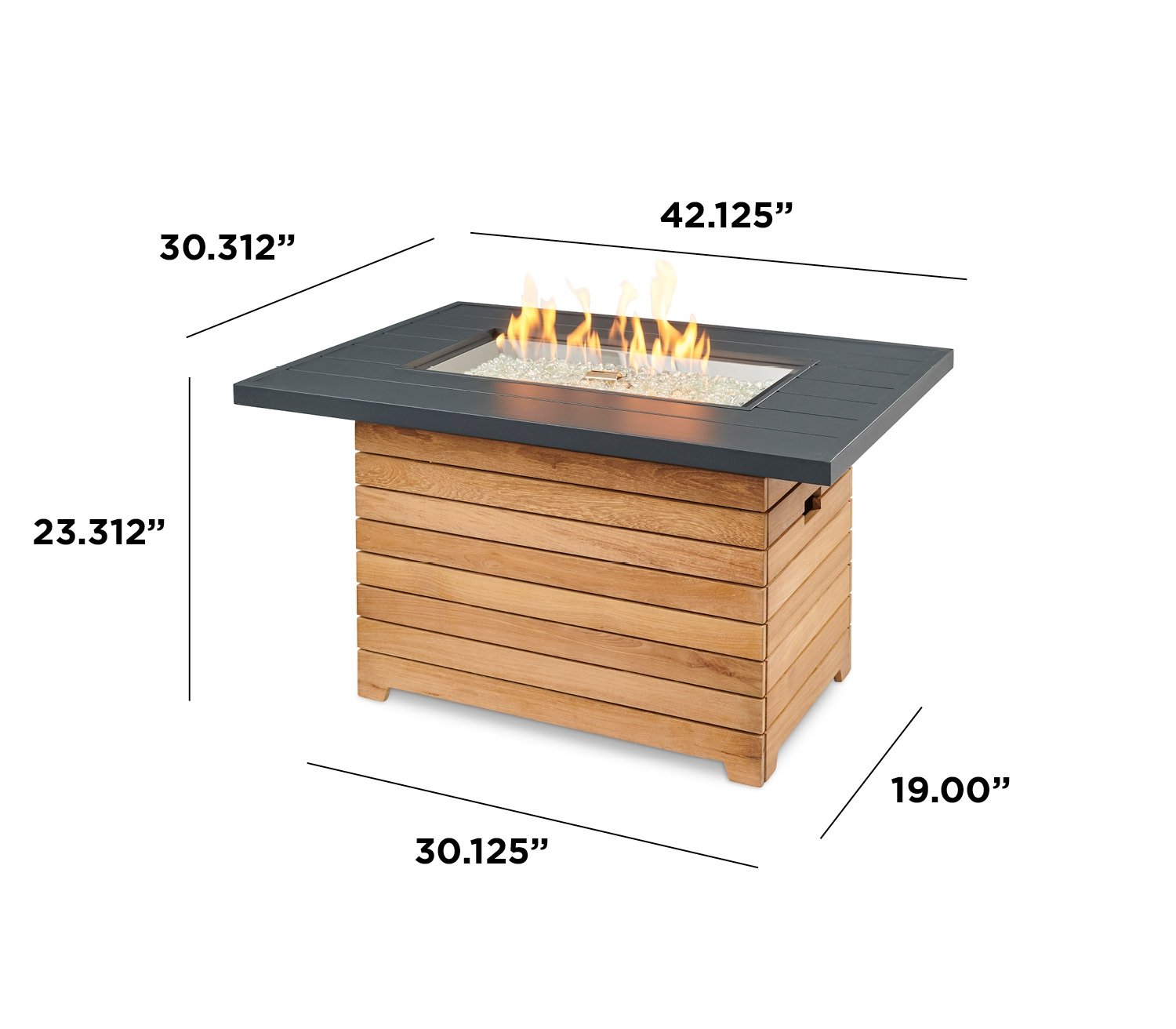 Uptown Black Fire Pit Specifications