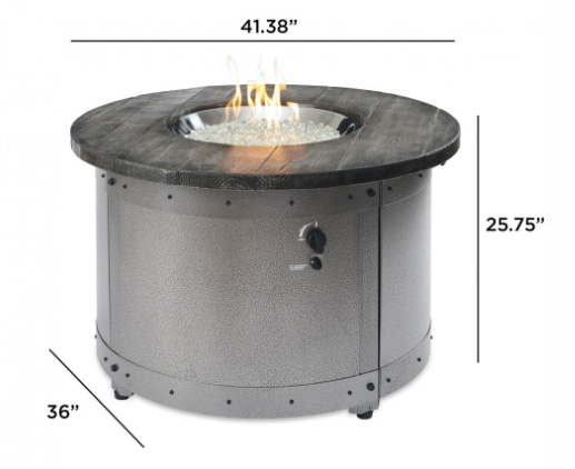 Uptown Black Fire Pit Specifications
