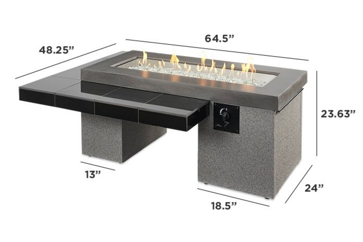 Uptown Black Fire Pit Specifications