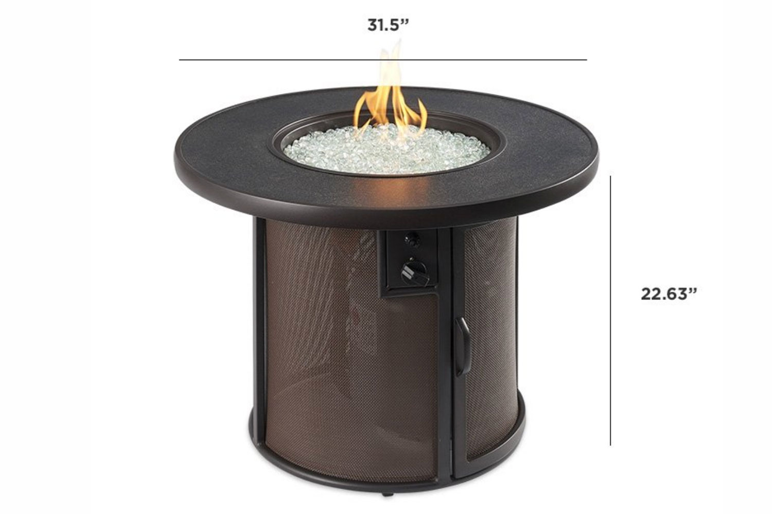 Stonefire Brown Fire Pit Table Specifications